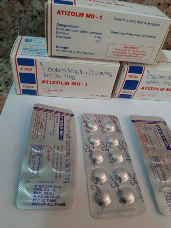 Etizolam to treat anxiety